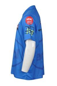 DS057 supplier of sample made darts team shirts  darts team shirts  darts uniforms  darts players' suits  darts team shirts side view